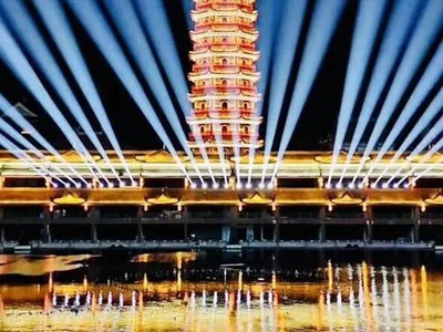 影烽灯光-太湖龙之梦乐园声光水舞秀