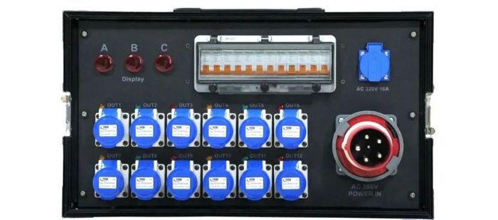 LQE-ZT1220F 12路×4KW 电柜 （16A防水插）​